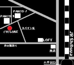 渋谷サイクロン地図